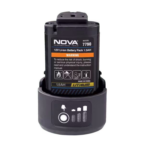 باتری لیتیوم 12 ولت 1/5 آمپر ساعت نووا 7790