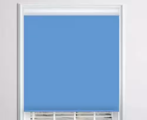 پرده شید بلک اوت آبی روشن