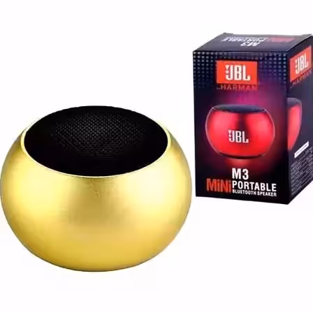 اسپیکر بلوتوثی  جی بی ال  مدل MINI  M3 طلایی ( های کپی)