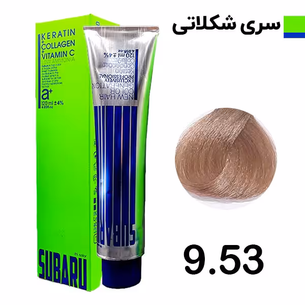 رنگ مو بلوند شکلاتی روشن سوبارو شماره 953