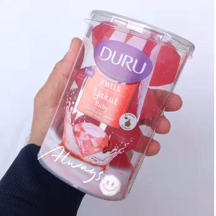 صابون دورو لیوانی مدل جواهر 4تایی با رایحه ی اقیانوس | amazonchi