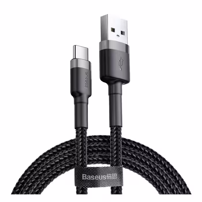 قیمت و خرید کابل تبدیل 2 متری USB به USB-C بیسوس مدل Cafule CATKLF-CG1 | یاس ارتباط