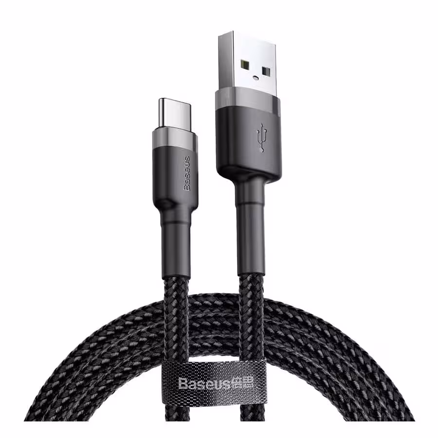 قیمت و خرید کابل تبدیل 2 متری USB به USB-C بیسوس مدل Cafule CATKLF-CG1 | یاس ارتباط
