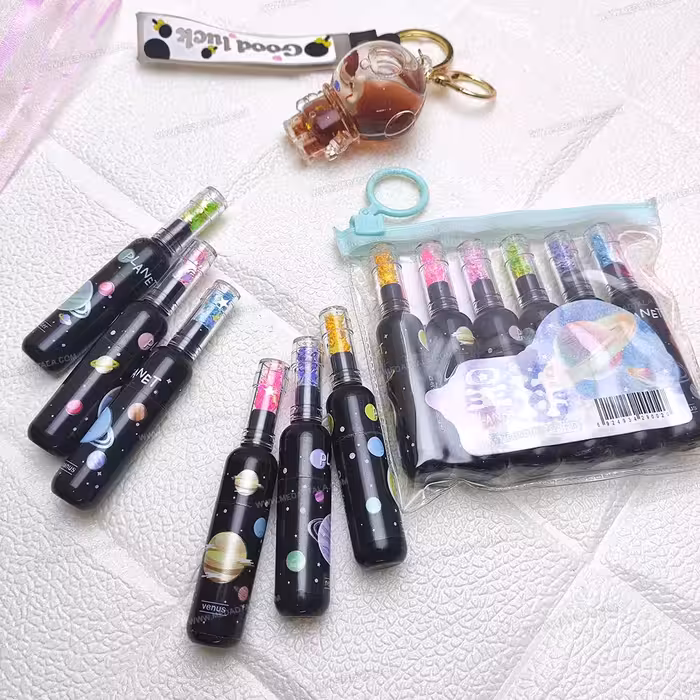 هایلایتر فانتزی طرح فضانورد بسته 6 عددی Qesefun