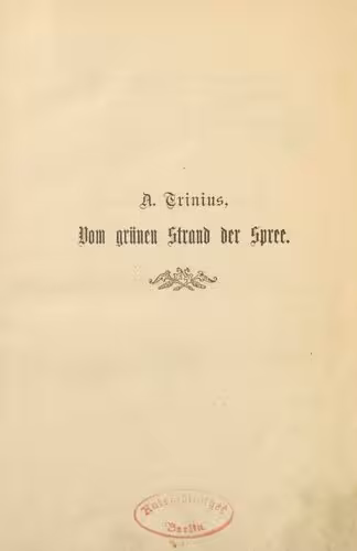 خرید و دانلود نسخه کامل کتاب Vom grünen Strand der Spree. Berliner Skizzenbuch