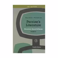 کتاب Perrines Literature 2 Structure Sound & Sense Poetry 12th