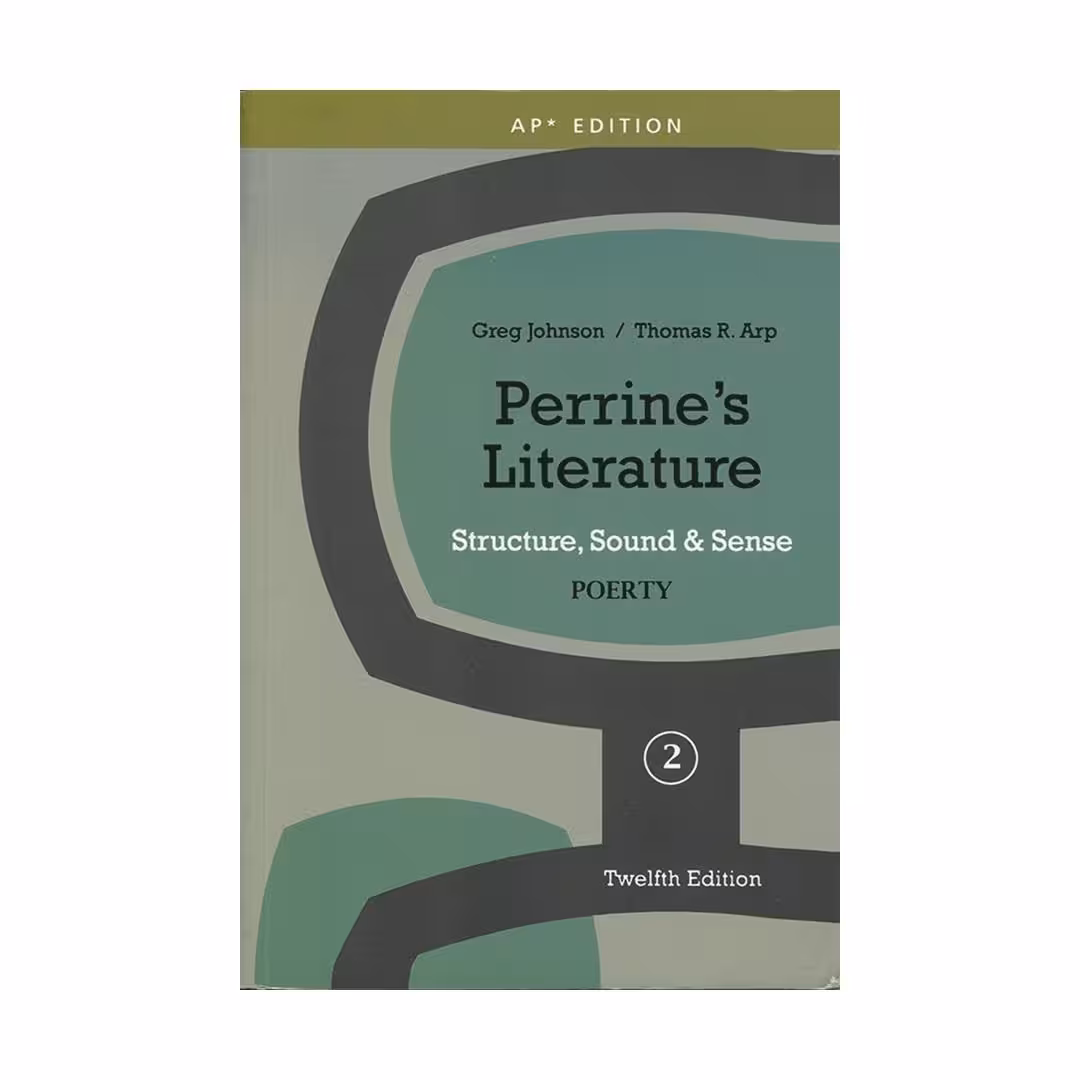 کتاب Perrines Literature 2 Structure Sound & Sense Poetry 12th