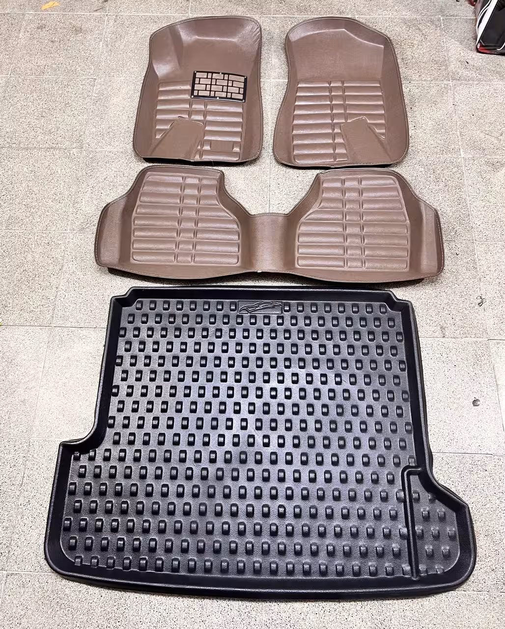 کفپوش سه بعدی همراه صندوق مخصوص پژو الگوفیت قالب درجه1 سنگین پشت نمد قابل شستشو مناسب پژو405 و پژوپارس