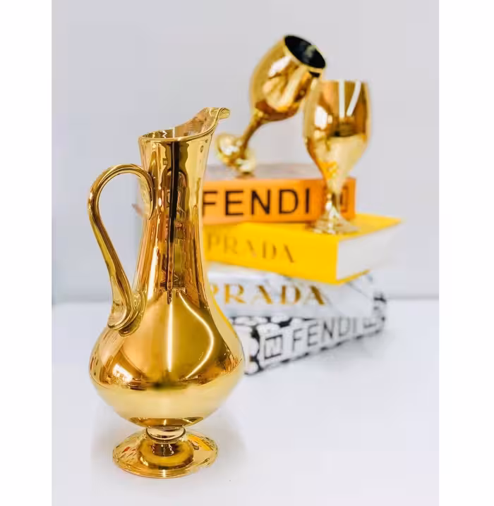 پارچ و لیوان مارگاریتا طلایی