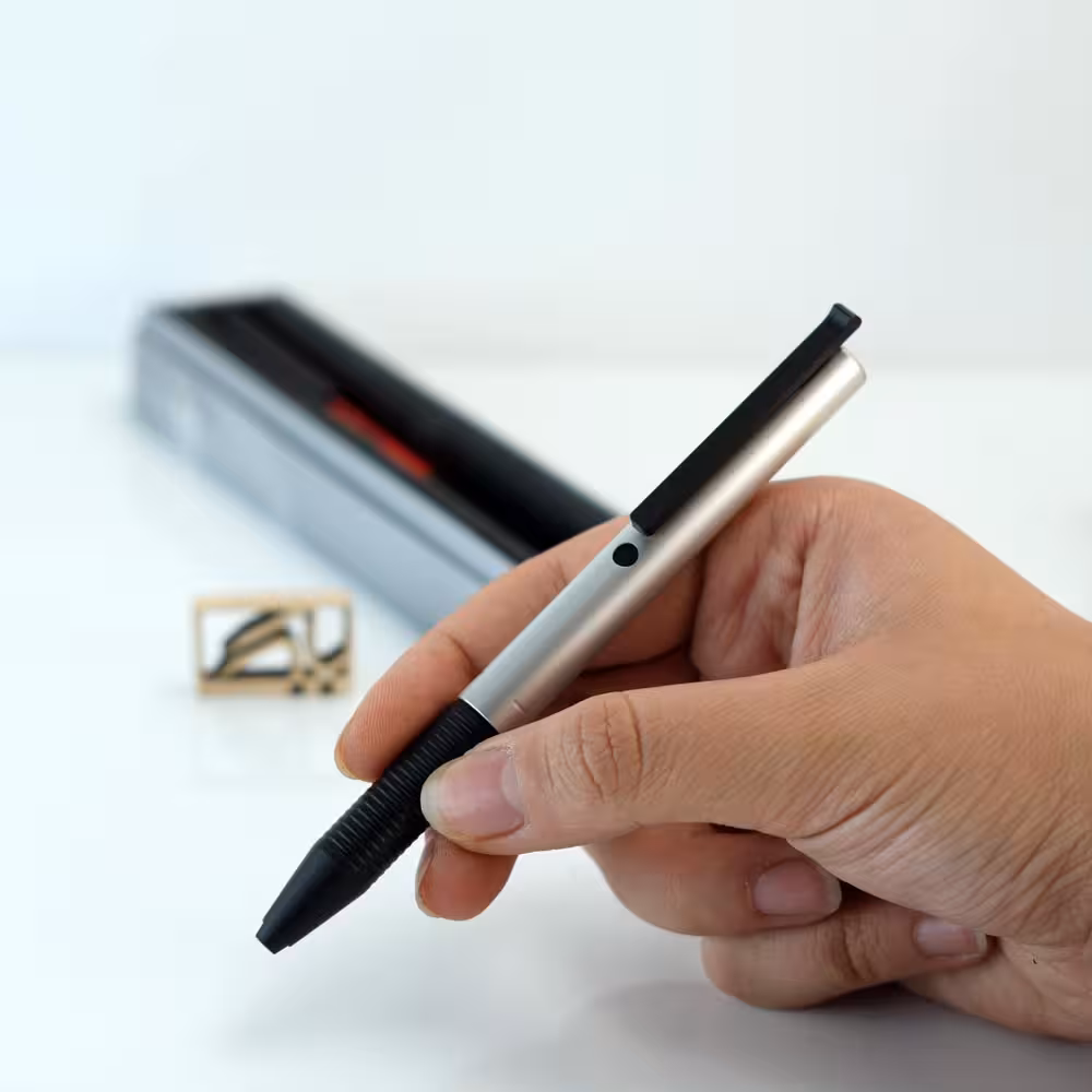 روان نویس لامی کلیکی تیپو نقره ای LAMY Tipo Rollerball Pen Silver 339