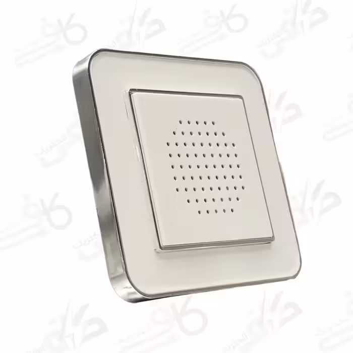 زنگ بیزر ارس طرح متال سیلور سفید براق - سفید | ایران الکتریک