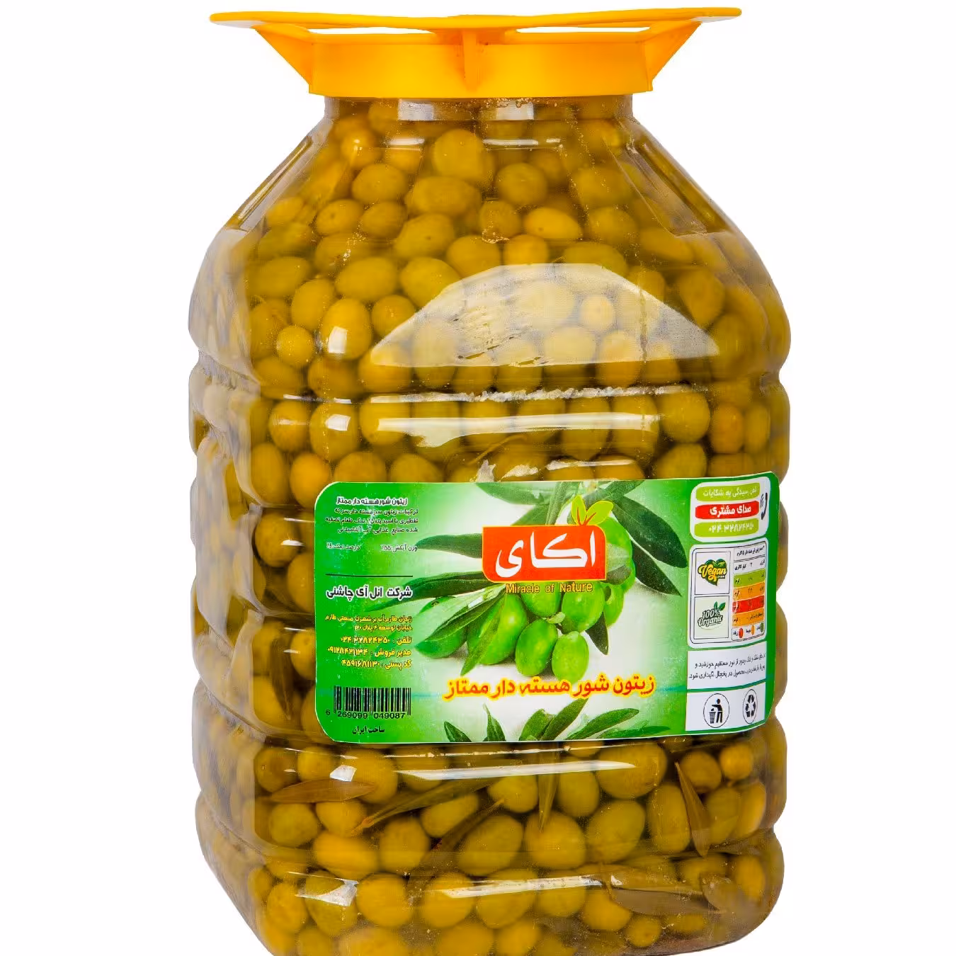 زیتون شور  هسته دار لوکس( پت 10 کیلویی)