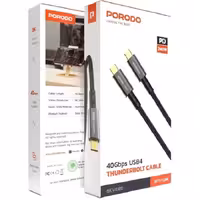 کابل شارژ USB-C به USB-C پرودو مدل PD-WCC240W-BK