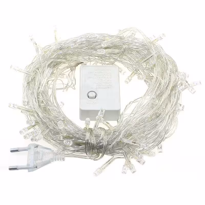 ریسه 100 لامپ سوزنی آفتابی