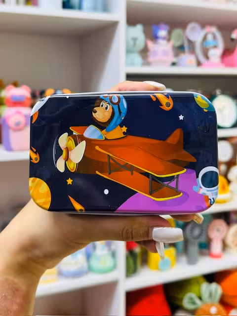 پازل 60 تکه جعبه فلزی سگ خلبان