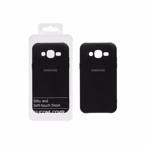 قاب نیو سیلیکون محافظ لنزدار Samsung J7 – مشکی