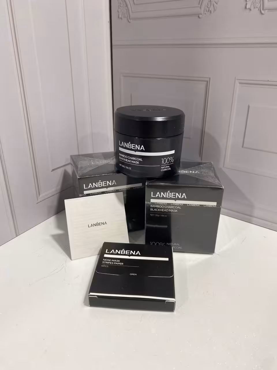 چسب بینی ذغال بامبو لانبنا