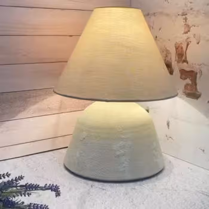 آباژور سفالی کف تخت ساده