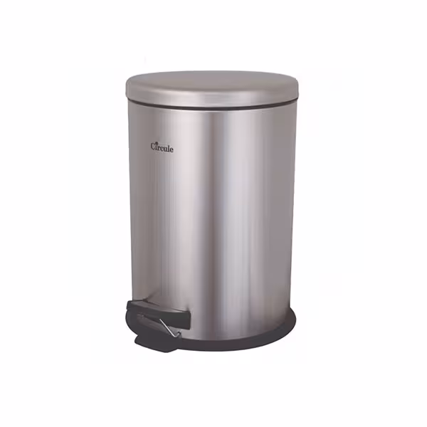 سطل زباله کوچک استیل سرکوله 5 لیتری