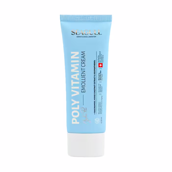 کرم نرم کننده پلی ویتامینه سی گل مناسب پوست های معمولی تا خشک 50 میلی لیتر | Seagull Poly Vitamin Emollient Cream