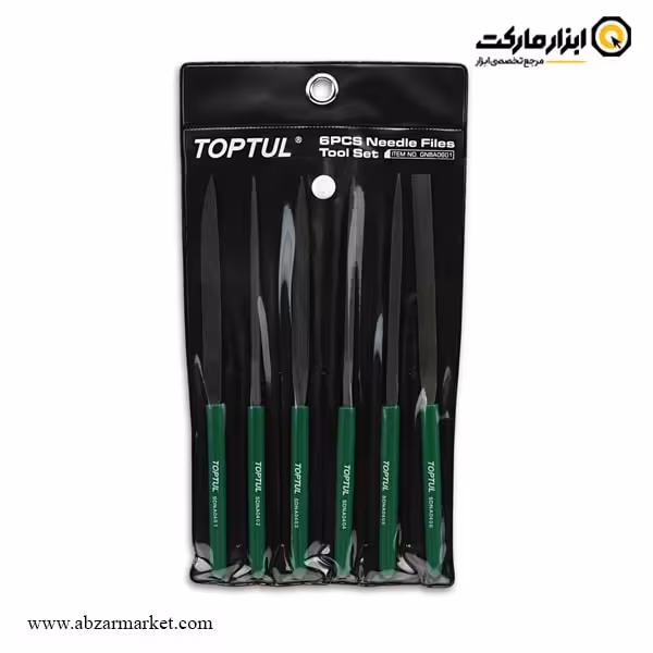 ست سوهان دم موشی تاپ تول 6 عددی مدل GNBA0601