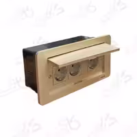 پریز کابینتی میزی توکار بژ ایران الکتریک