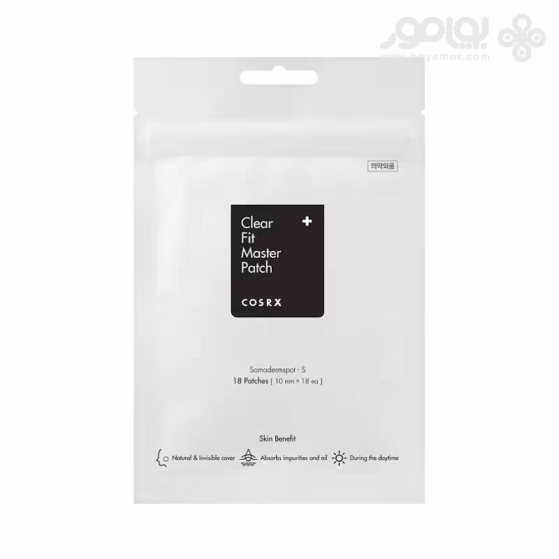 پچ ضد جوش مات کوزارکس مدل CLEAR FIT MASTER بسته 18 عددی