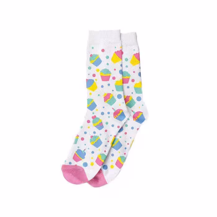 جوراب ساقدار مُدا ساکس طرح کاپ کیک