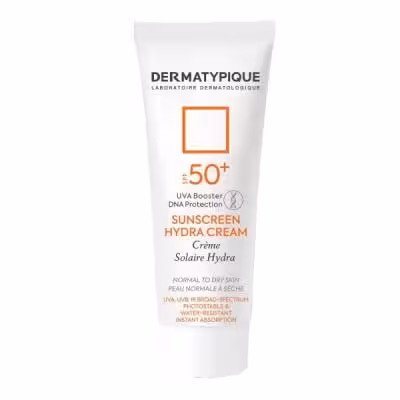 ضد آفتاب بی رنگ هیدرا مناسب پوست خشک SPF50 درماتیپیک