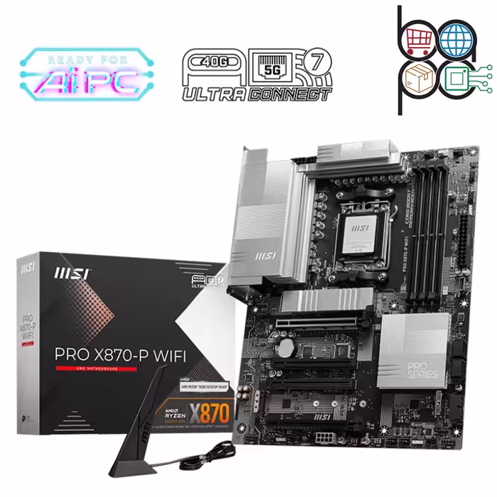 مادربرد، برند MSI، مدل PRO X870-P WIFI، پشتیبانی از حافظه DDR5
