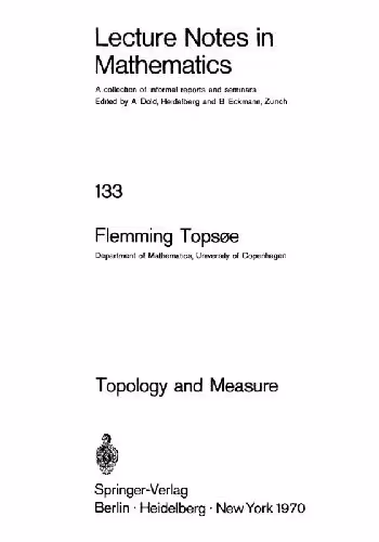 خرید و دانلود نسخه کامل کتاب Topology and Measure