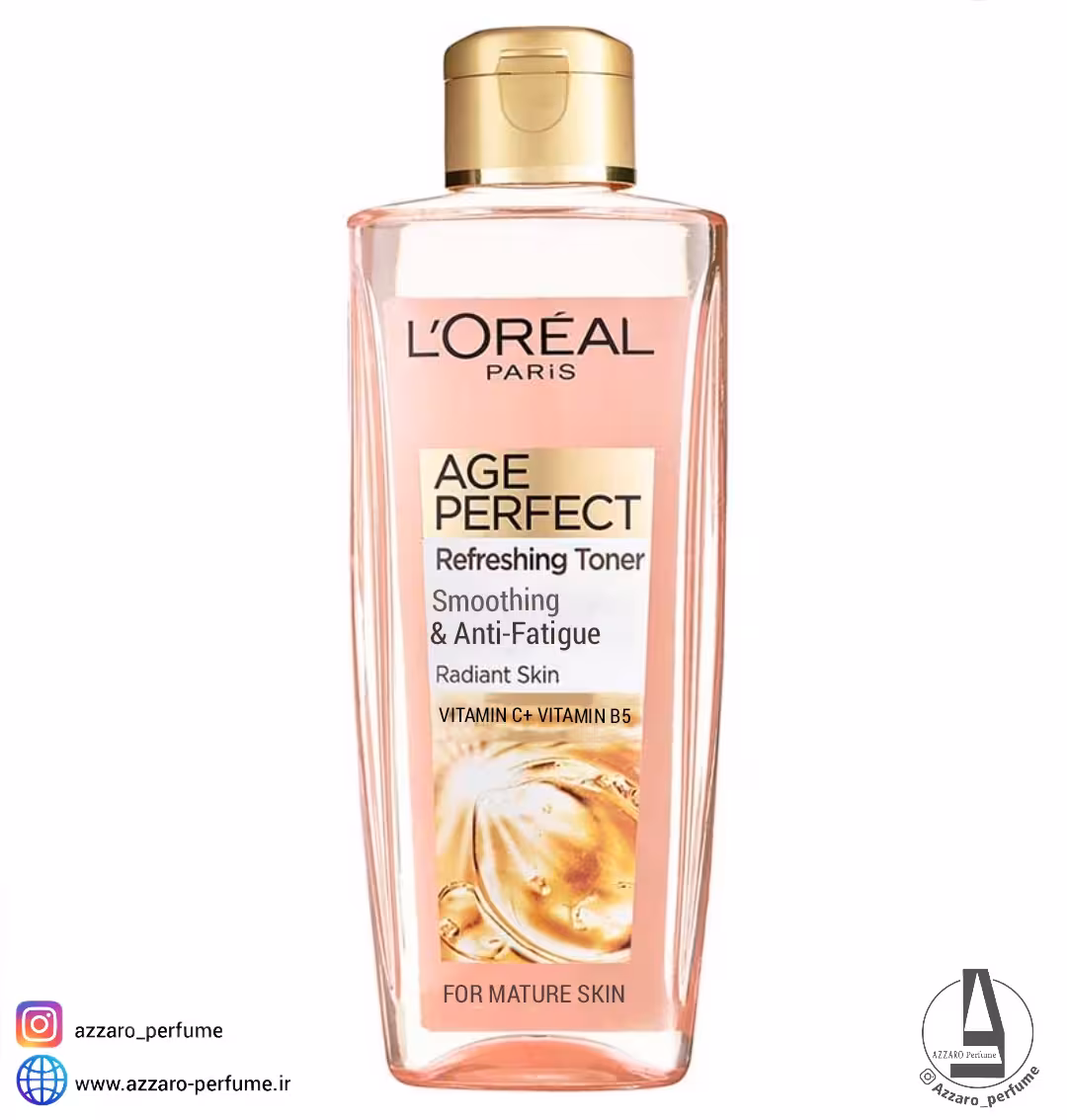 تونر Age Perfect لورال Loreal حاوی ویتامین C و B5 حجم 200 میل