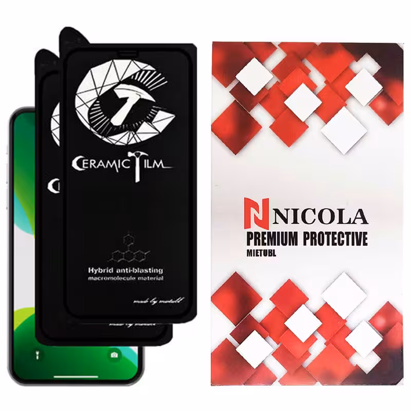 محافظ صفحه نمایش سرامیکی میتوبل مدل N2_MTR مناسب برای گوشی موبایل اپل Iphone 11 Pro Max بسته دو عددی