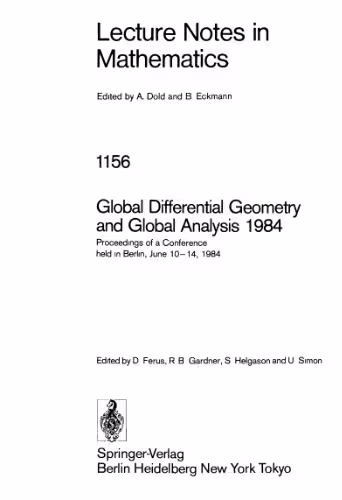 خرید و دانلود نسخه کامل کتاب Global Differential Geometry and Global Analysis 1984