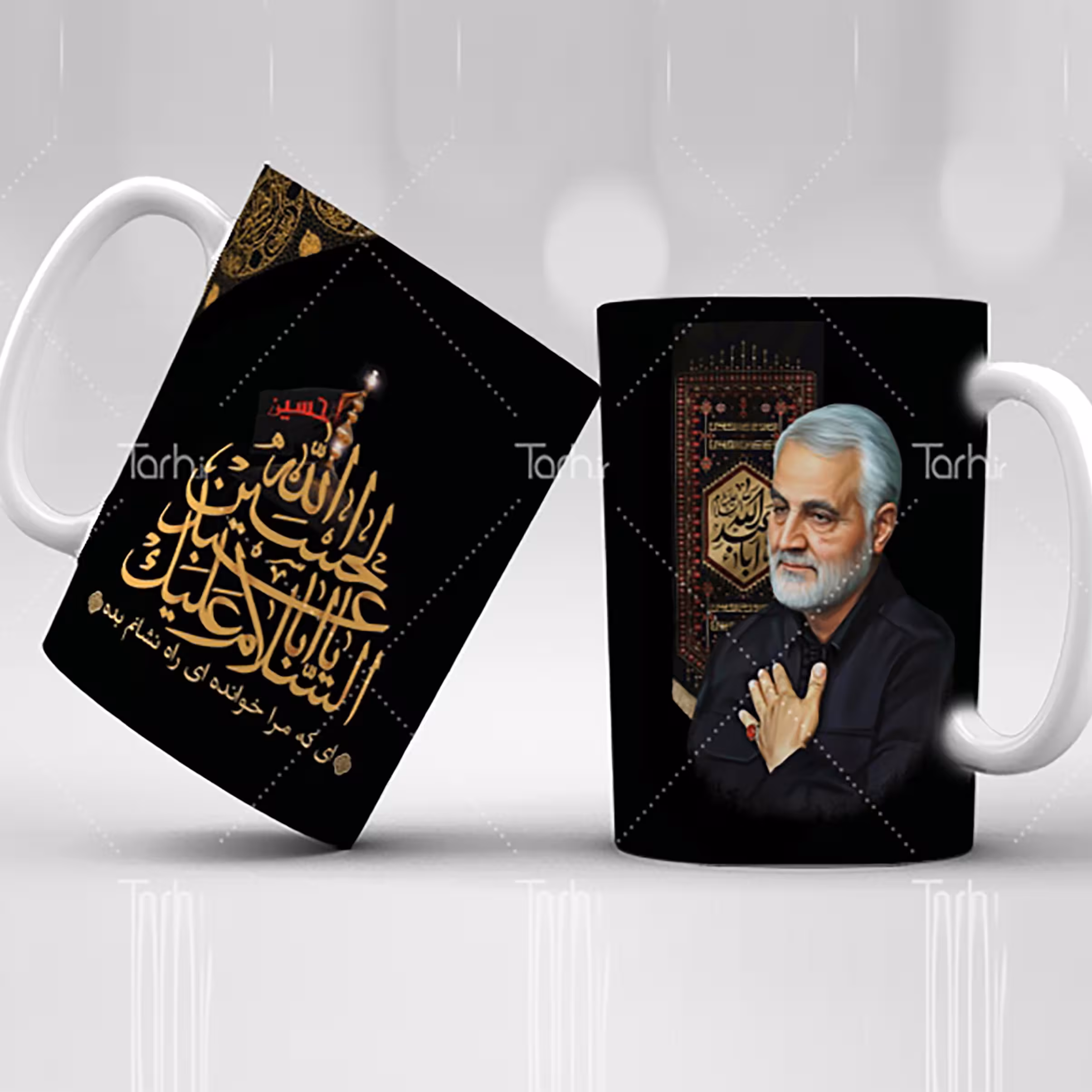 ماگ طرح نام  امام حسین (ع) و موضوعات مرتبط همرا ه با ارسال رایگان 15
