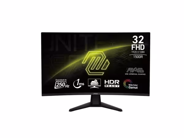 مانیتور خمیده گیمینگ 32 اینچ ام اس آی مدل MAG 32C6X