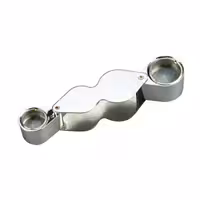 ذره بین تاشو دو لنزه 20X و 10X مدل MG22181