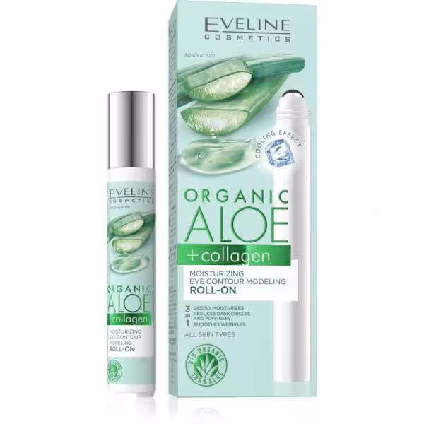 رول دورچشم آلوئه ورا اولاین ( EVELINE-aloe roll eye cream )