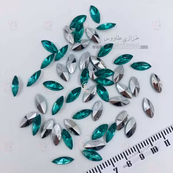 مارکیز پلاستیکی 7 در 15 (سبز ایرانی ) بسته 50 عددی