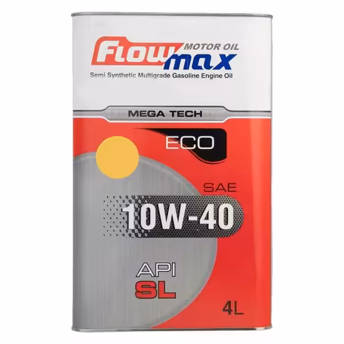 روغن موتور خودرو فلومکس مدل MEGATECH 10W40 ECO حجم 4 لیتر