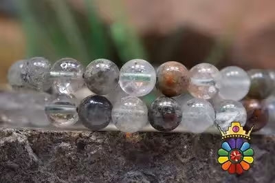 رشته کوارتز فانتوم سایز 8