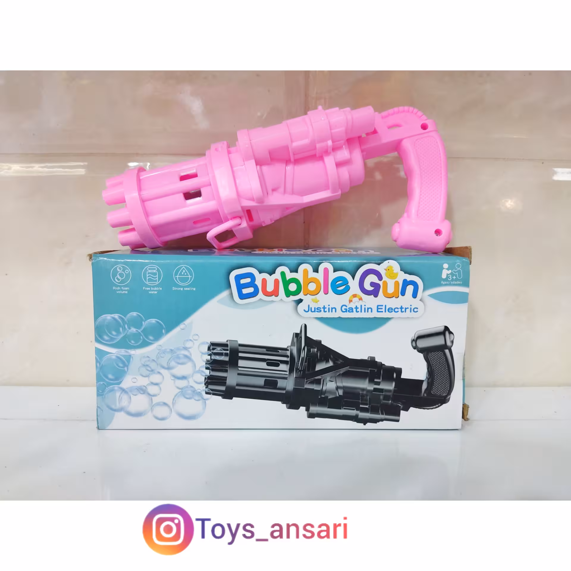 تفنگ حباب ساز رگباری 