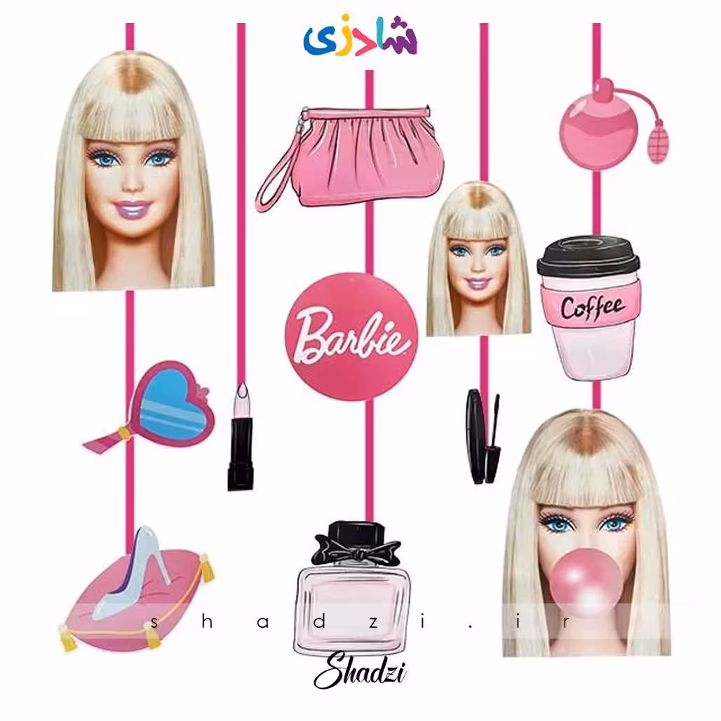 آویز کاغذی باربی