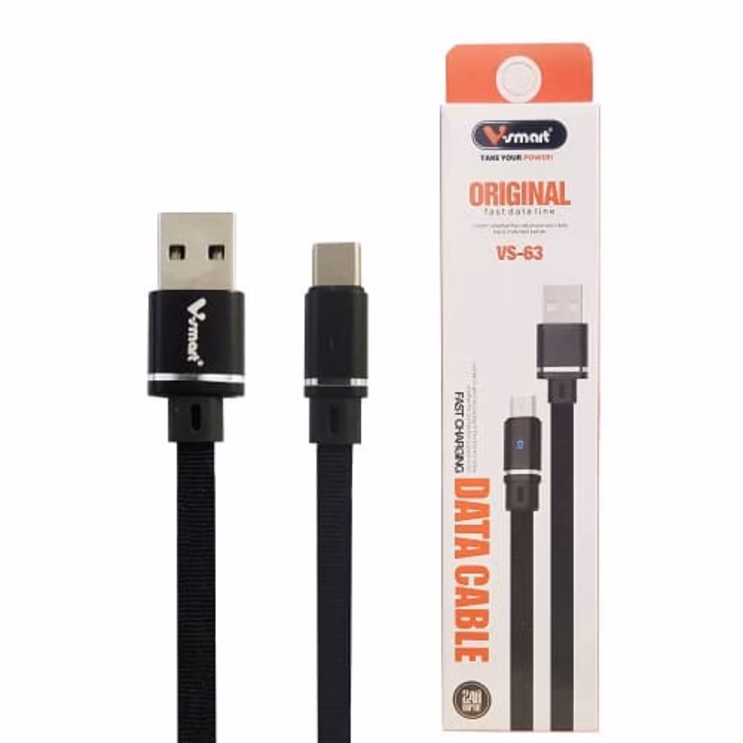 کابل تایپ سی V-Smart مدل VS-63 اورجینال