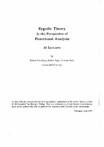 خرید و دانلود نسخه کامل کتاب Ergodic theory in the perspective of functional analysis
