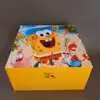 جعبه اسباب بازی کودک مدل کارتونی طرح باب اسفنجی کد BB01