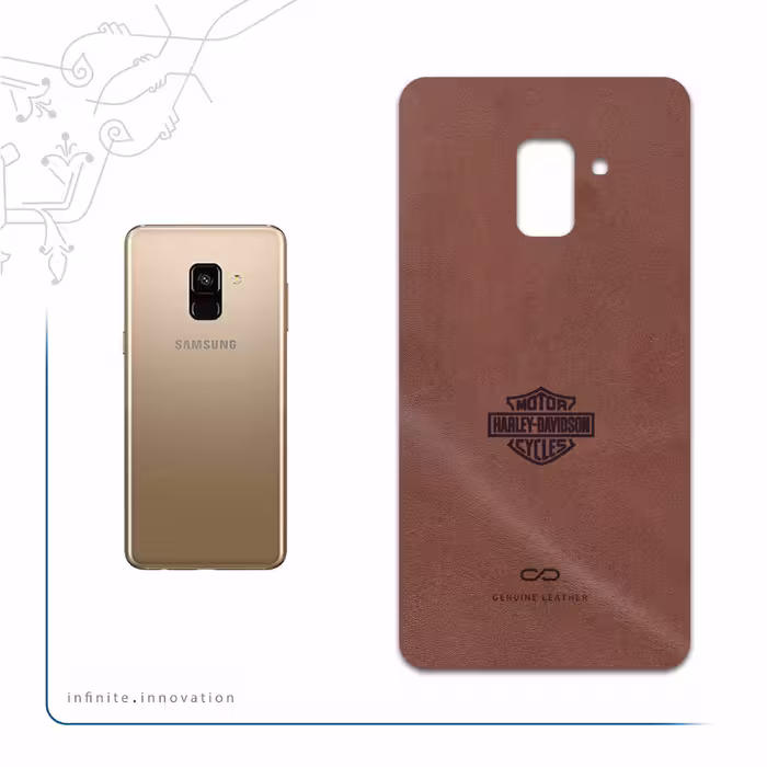 برچسب پوششی ماهوت مدل MNL-HRLY_DVDSN مناسب برای گوشی موبایل سامسونگ Galaxy A8 2018