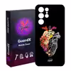 کاور گارد ایکس طرح قلب مدل Glass10216 مناسب برای گوشی موبایل سامسونگ Galaxy S21 Ultra