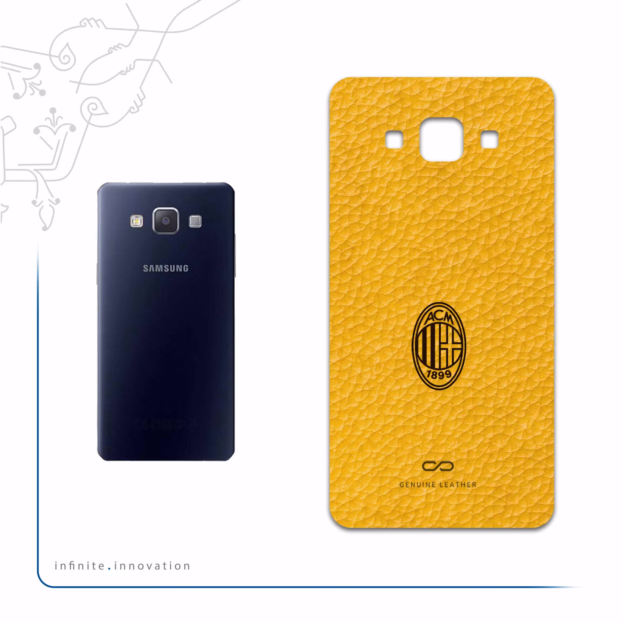 برچسب پوششی ماهوت مدل ML-ACMLN مناسب برای گوشی موبایل سامسونگ Galaxy A5 2015