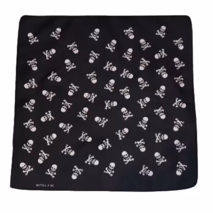 دستمال سر و گردن مدل اسکلت 